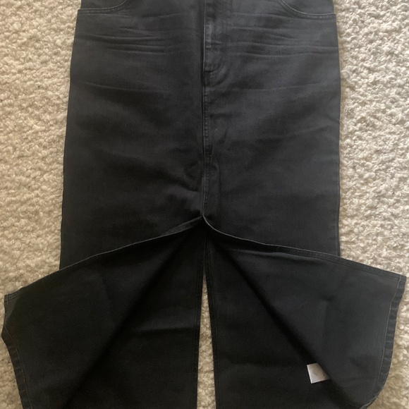 Tibi Double slit denim maxi skirt - Picture 2 of 7